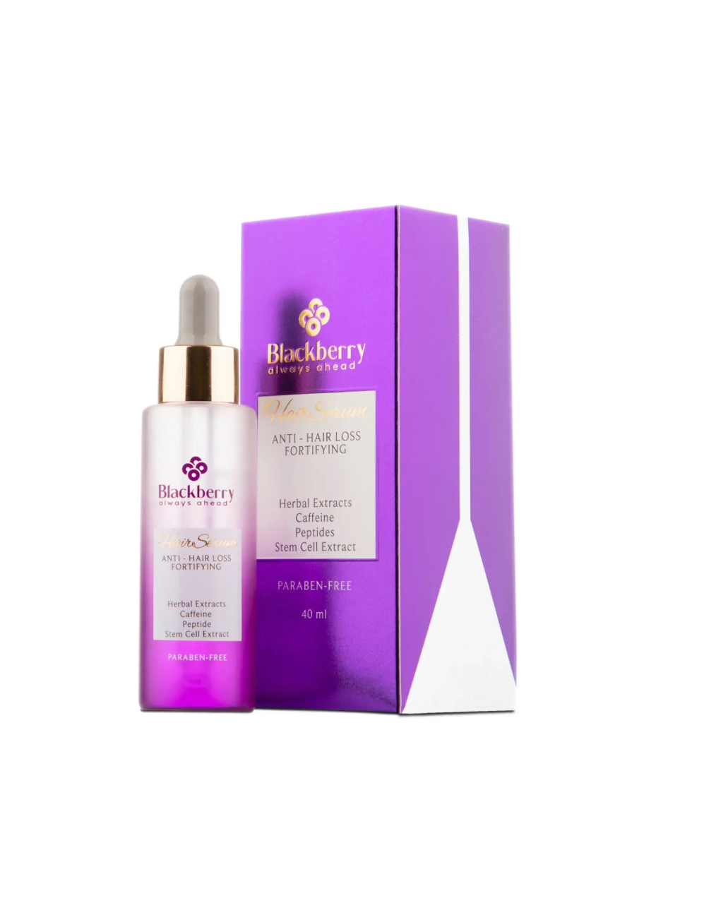 سرم تقویت‌کننده و ضدریزش مو حاوی عصاره کشت سلولی میوه سیب بلک بری 40 میلی‌لیتر