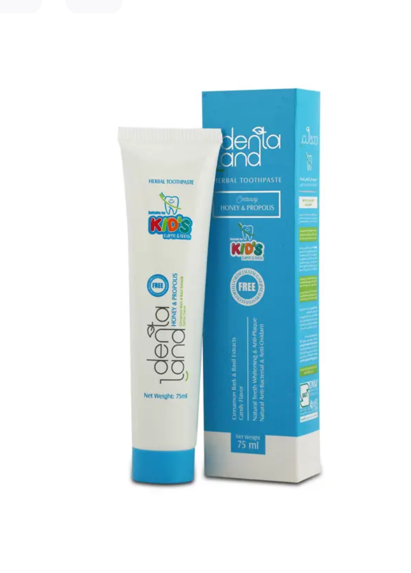 خمیردندان گیاهی کودک حاوی عصاره ریحان و دارچین دنتالند (طعم آبنبات) 75 میلی لیتر