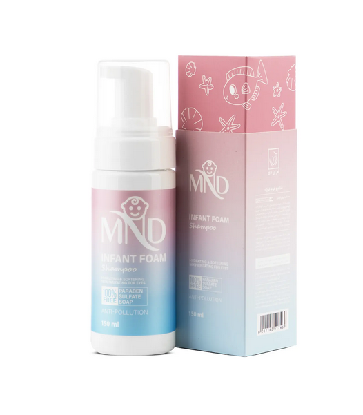 شامپو فوم نوزاد ام ان دی 150 میلی لیتر